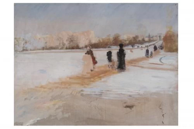 Giuseppe De Nittis - Avenue du Bois de Boulogne, Museo Civico Castello